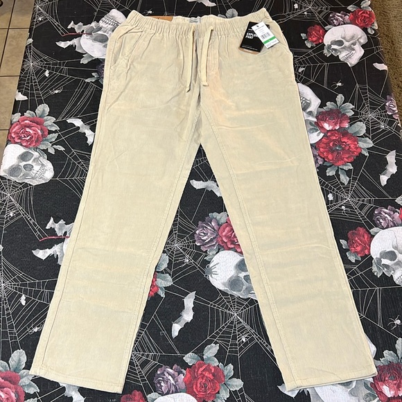 NWT SURF & SWIM CO. BEIGE/TAN CORDUROY YZT MENS EXPLORER PANT SZ LARGE - Picture 1 of 10